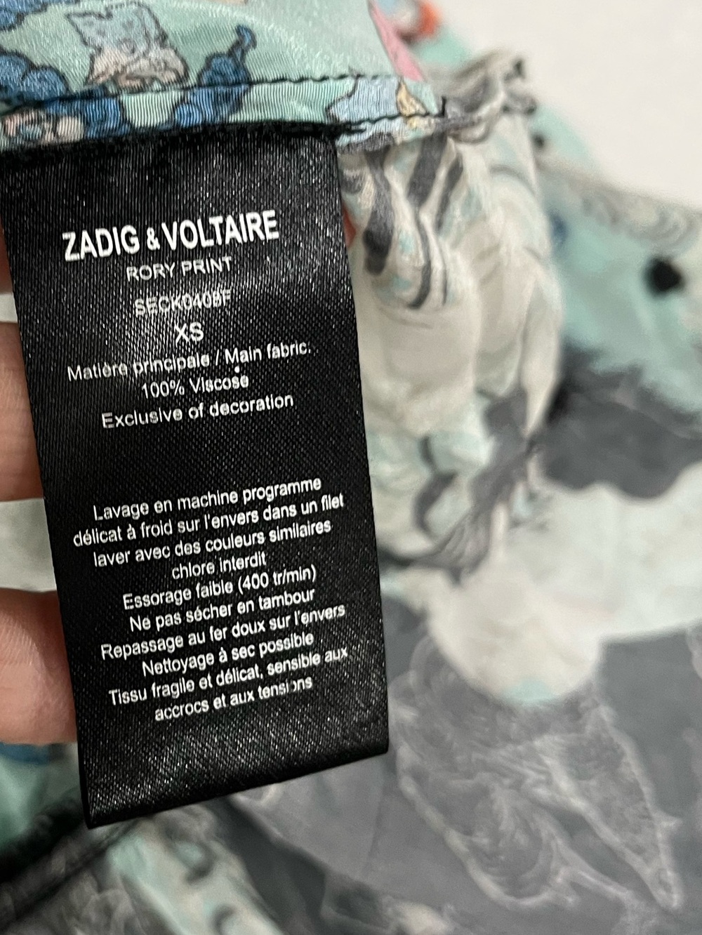 ZADIG & VOLTAIRE RORY ORINT DRESS - Picture 6 of 16